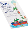 Fun Fold Out Design Son Birthday Card