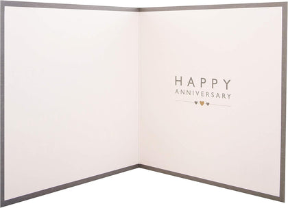 Contemporary Text Based Design Our Anniversary Card