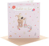 Boofle Floral Candle Design Sister-in-Law Birthday Card