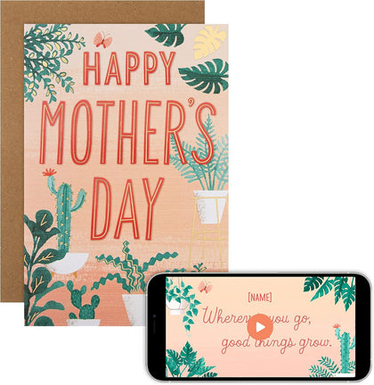 'Good Things Grow' Design Video Greetings Mother's Day Card