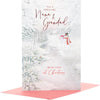 Stunning Snowcouple Design Nana & Grandad Christmas Card