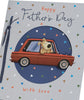 Boofle in a Car Father's Day Card