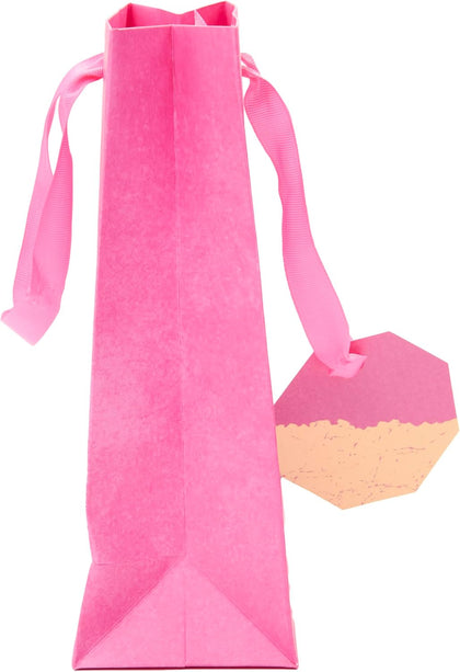 Pink Design Perfume/Half Bottle Gift Bag for Birthdays, Valentine's Day & Other Events