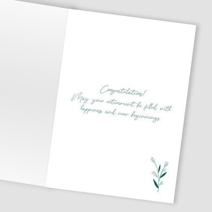 A New Chapter Magical Adventures Await! Retirement Congratulations Card