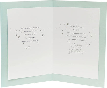 Dad Birthday Card with Sentimental Verse