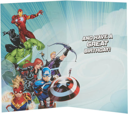 Marvel The Avengers Assemble Design Cousin Birthday Card