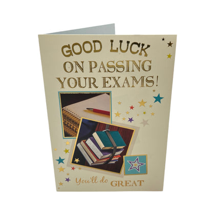 Good Luck For Your Exam You'll do Great Design Card