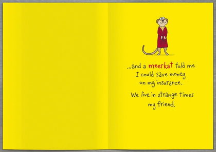 A Little Birdie Told Me Humour Birthday Card