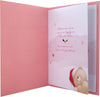 Cute Forever Friends Bear in Wreath Design Boxed Christmas Card for Wife