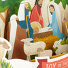 Nativity Scene Design Religious 3D Paper Wonder Christmas Card