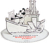 Disney 100 Pop Up Steamboat Willie Mickey Mouse Design Birthday Card