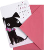 Contemporary Cute Black Dog Design Mother's Day Card from The Dog