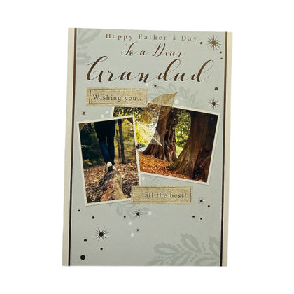 To Dear Grandad Photographic Forest Design Father's Day Card