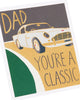 Gold Foil Car Design From The Camden Collection Dad Birthday Card