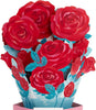 3D Pop Up Bouquet of Roses Design for One I Love Valentine's Day Card