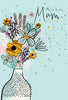 Flowers in a Vase Much Love Mum Birthday Card