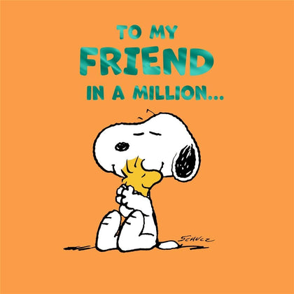 Peanuts Snoopy To My Friend in a Million... Birthday Card