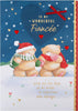 Cute Forever Friends Winter Love Design Boxed Christmas Card for Fiancée