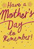 Lettering Design Have a Mother's Day to remember! Card