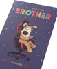 Boofle Wearing Headphones Brother Birthday Card