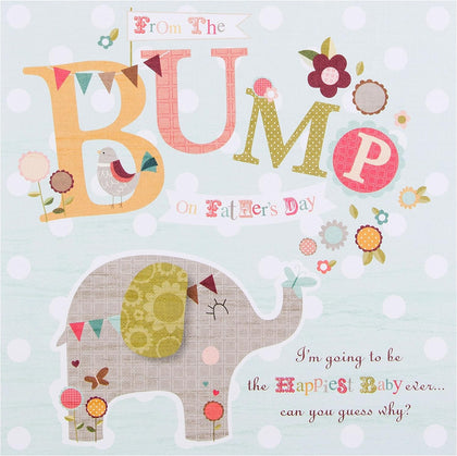 Daddy Father's Day Card 'from The Bump'