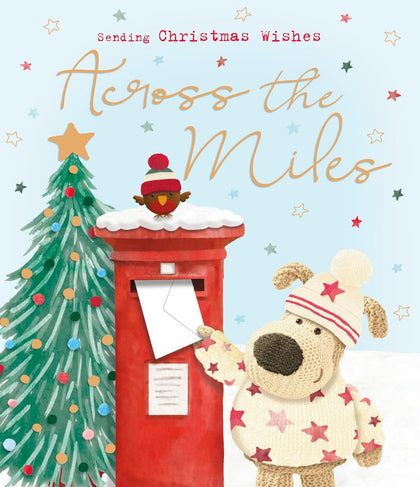 Boofle Sending Wishes Across The Miles Christmas Card