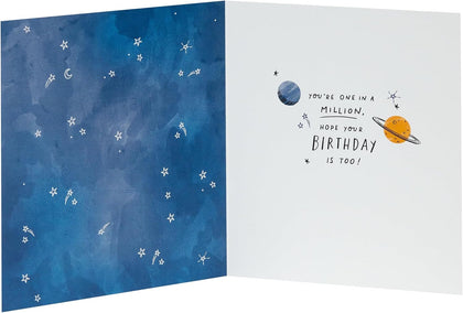 Universe Planets Design Nephew Birthday Card