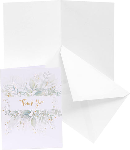 Botanical Design Multipack of 20 Thank You Cards