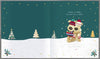 Boofles in Snow Grandma Grandad Christmas Card