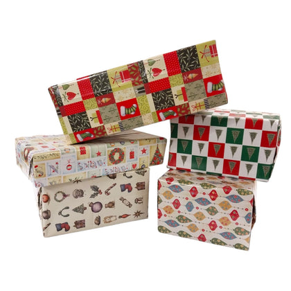 10 Sheet of Mix Designer' Soft touch Foiled Christmas Giftwrap