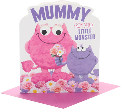 From Your Little Monster Design Mummy Birthday Card