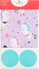 Unicorn Design 2 Sheets of Wrapping Paper & 2 Tags