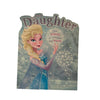 Daughter Disney Frozen Sparkles  Large Christmas Card