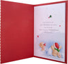 Cute Forever Friends Winter Love Design Boxed Christmas Card for Fiancé