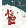 Boofle with Skis Brother Christmas Card