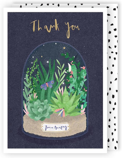 You're Amazing Tiny Jungle Adventures! Thank You Card 