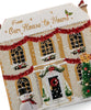 Festive House Shaped Design From Our House to Yours Christmas Card