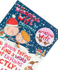 Wonderful Wife Christmas Card with Badge