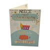 For Niece Walk In The Light Of Lord First Communion Religious Card