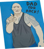 The Rock Design Father's Day Card