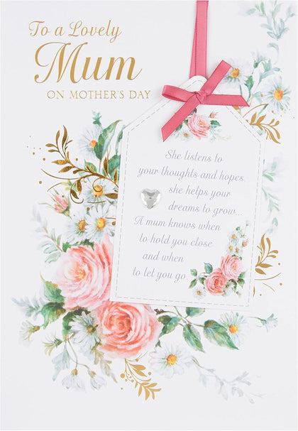 Floral Design Mum Mother's Day Card 