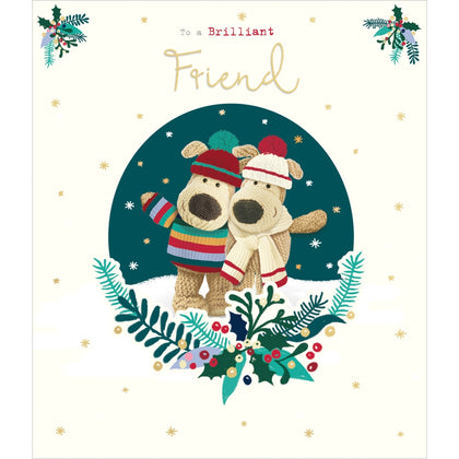 Boofle Festive Design Friend Christmas Card 