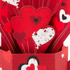 Pop Up Paper Wonder Musical Design Valentine's Day Card