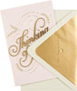 Signature Collection Design with 3D Effect Attachment Thinking of You Blank Card