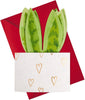 3D Paper Snake Plant Design Paper Wonder Valentine's Day Card