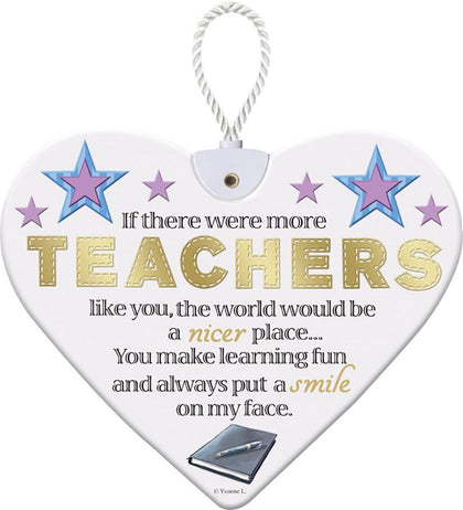 TEACHER HeartFelts Hanging Plaque