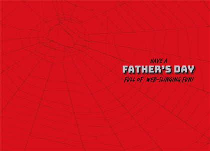 Amazing Dad Spiderman Design Father's Day Card