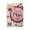 For Nan Juvenile Fairy And Butterflies Design Birthday Card