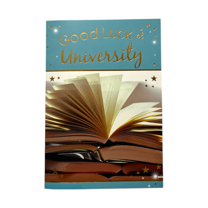 At Your University Stars Design Good Luck Card