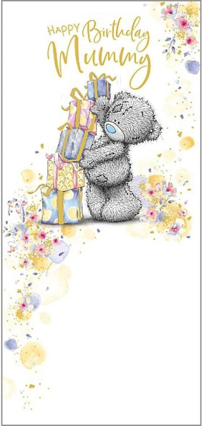 Bear Stacking Presents Mummy Birthday Card